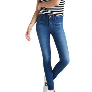 Madewell 9" Mid-Rise Skinny Jeans in blue size 24